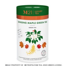 M21 Ginseng Maple Green Luxury Tea Pyramids